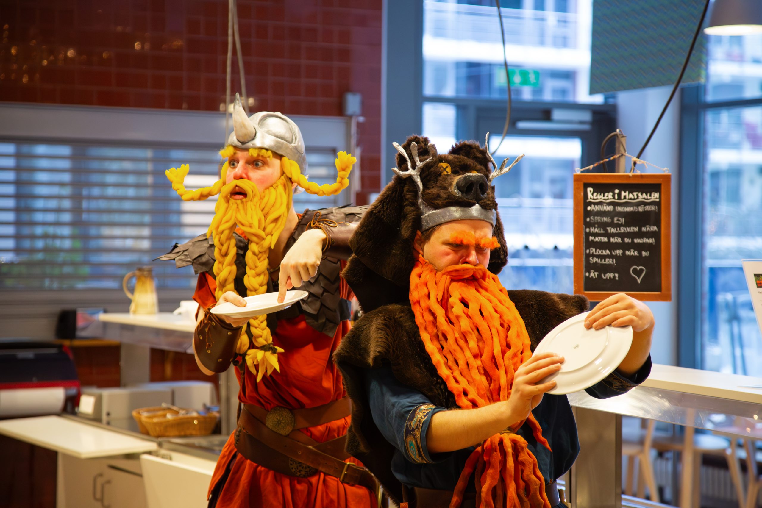 Vikingar i matsal
